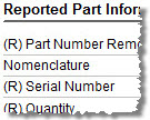 Reported Part